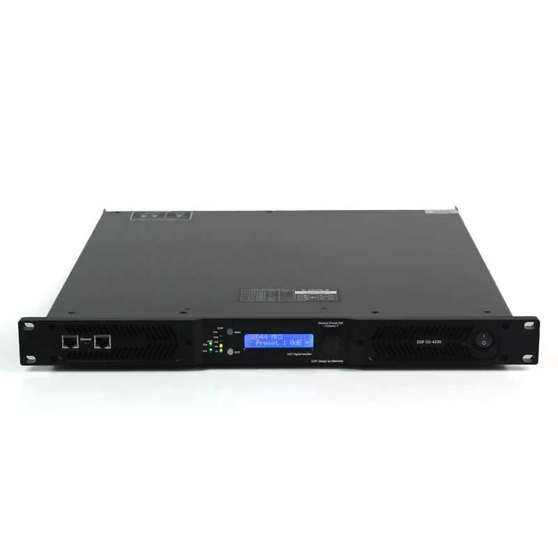 

Профессиональный цифровой усилитель мощности DSP D2-4200 1u 4200 Вт dsp audio dsp