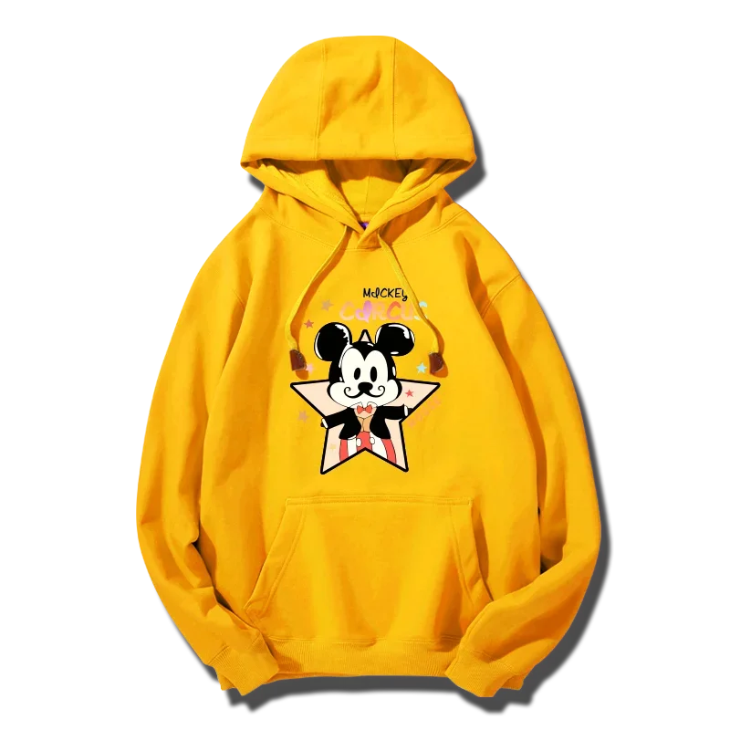 Men's Pullover Disney Mickey and Donald Duck Joint Sports  Hoodie Coat Fashion Element Style Couple's Hoodie Women Hoodie