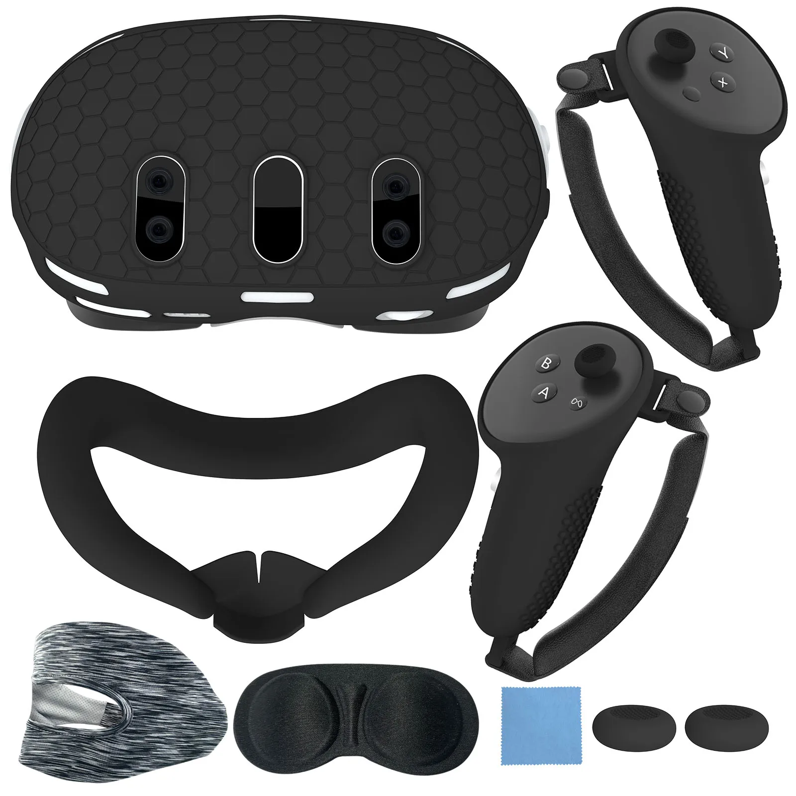 

For Meta quest3 accessories, handle silicone protective case, main unit protective case, VR accessor