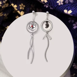 Thaya 2024 New Fashion Elegant Fox Women Earring S925 Silver Needle Crystal Chain Dangle Earrings for Women Party Fine Jewelry