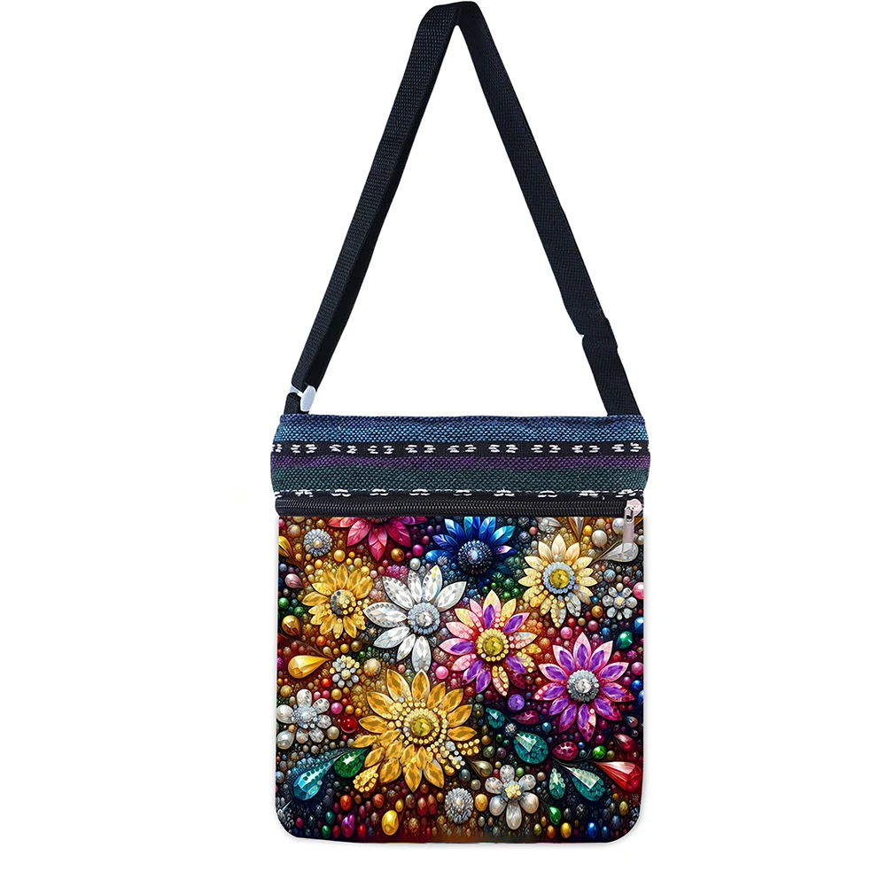 الطائر الطنان الماس اللوحة حقيبة تسوق الماس الفن حقيبة كتف الماس اللوحة حقيبة كروسبودي الماس حقيبة رافعة للتسوق