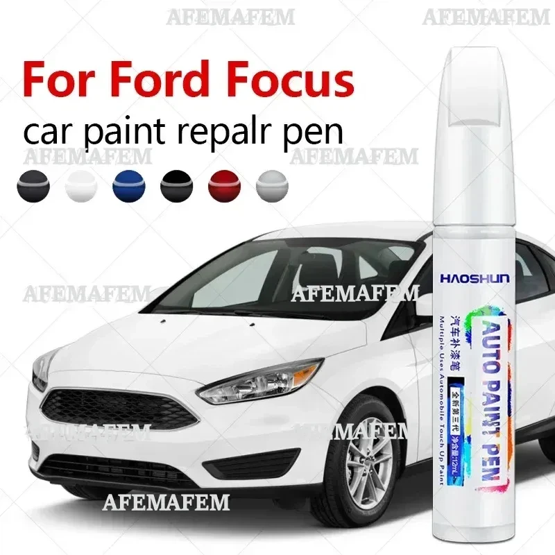 For Ford Focus 1998-2025 C170 C307 C346 C519 Paint Repair Pen Touch Up Scratch Remover DIY Auto Accessories Black White Red Blue