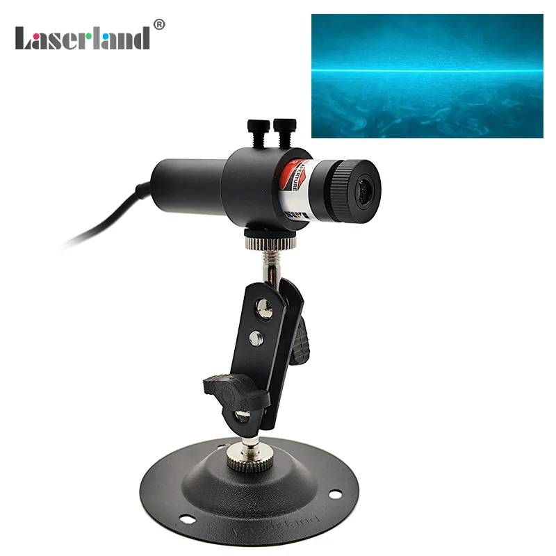 488nm SKY-Blue Line Laser Module Generator for Halloween Laser Pond Laser Swamp Yard Decoration