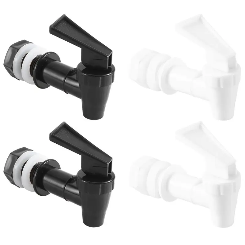 A55F-4 Sets Replacement Cooler Faucet Water Bottle Jug, Dispenser Tap Spigot Spout Water Beverage Lever Pour Dispenser Valve