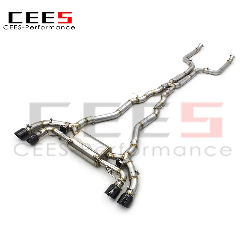 CEES Catback Exhaust Systems For BMW M550/M550i G30 N63 4.4TT 2017-2022 Racing Car Stainless Steel Exhaust Pipe Muffler