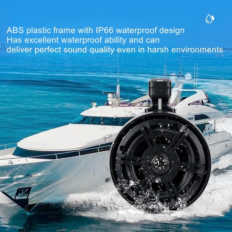 Marine yacht, motorboat, golf cart, UTV off-road vehicle, household RGB waterproof hanging horn