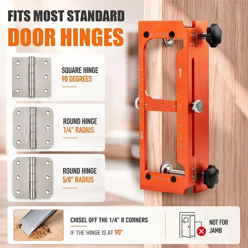 Door Lock Installation Kit Template Hinge Mortising Door Hole Drilling Kit