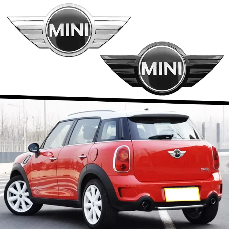 

For Mini Cooper Countryman R60 R61 Car Styling 3D ABS Auto Accessories Car Logo Sticker Rear Trunk Emblem Badge Decorative Decal