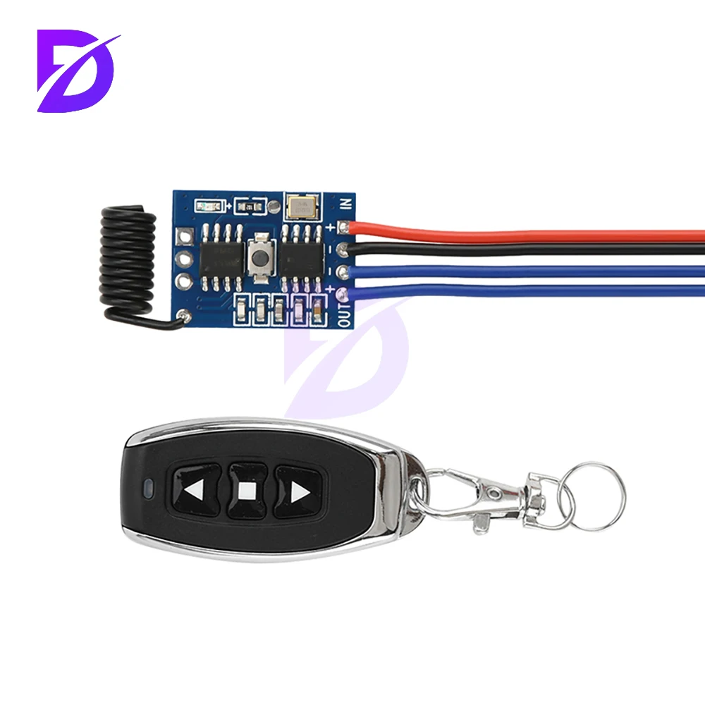 Remote Control Forward and Reverse Micro Module 3V5V12V DC Motor Forward and Reverse Driver Module Motor PWM Speed Regulation