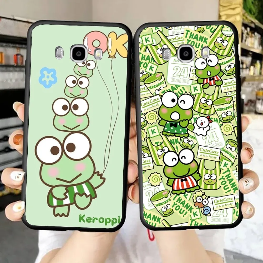 Cute K-Keroppi Cartoon Phone Case For Xiaomi 11 Redmi Note 11 5G 8T 9A 9 10T Note8Pro Note9 12SUltra Black Case