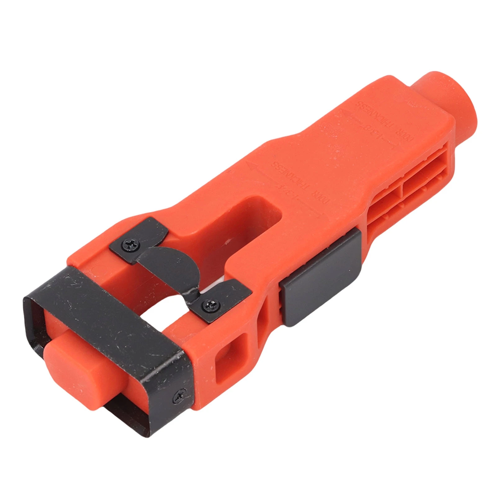 Door Latch Mortise Tool Remove Material to Install Door Latch for 1 3/4in 1 3/8in Thickness Door Orange