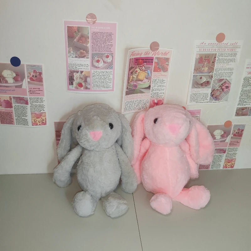 Simpatico coniglio LOP morbido peluche orecchie riempite bambola di coniglio lungo divertente compagno di sonno per bambini decorazione delicata regali per bambini per la casa