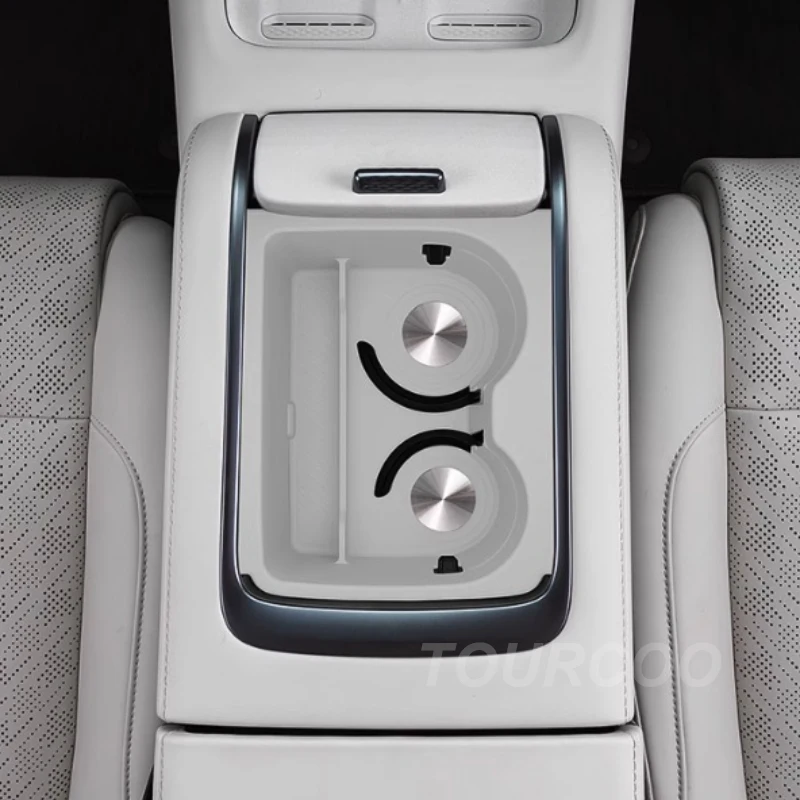 For Zeekr 7X 2024 2025 Center Console Water Cup Frame Cover Anti-slip Wireless Charging Silicone Mat Accessories