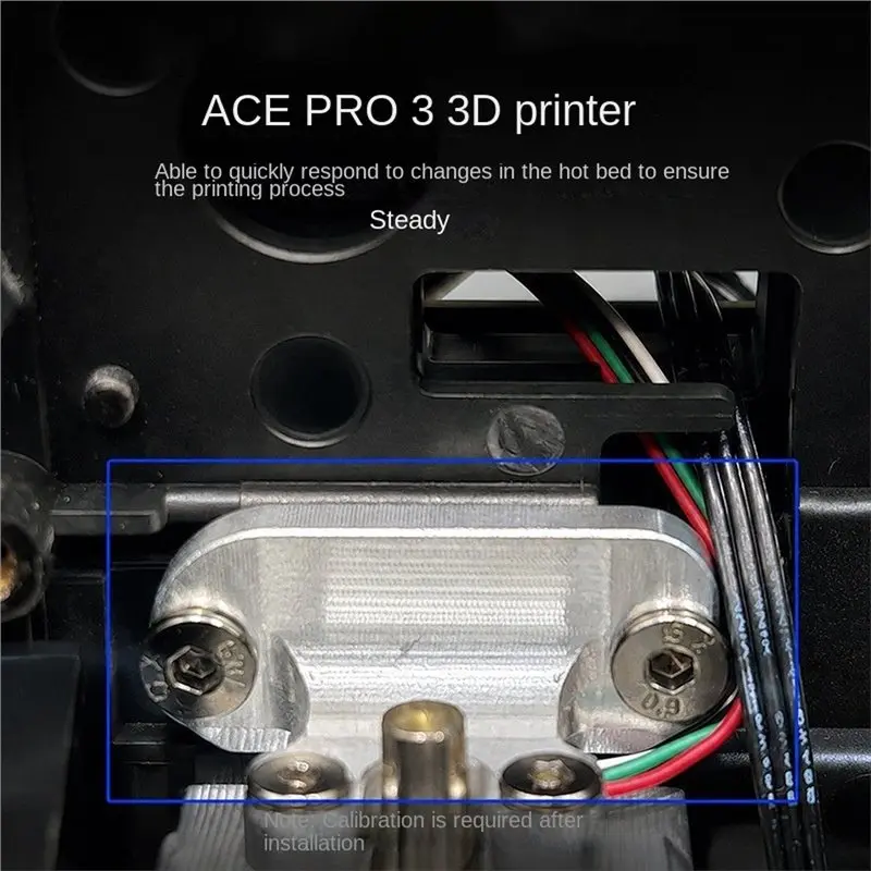 PHFU-For Kobra S1C Max Auto Hotbed Leveling Sensor:Metal Strain Gauge Bed Leveler With Replacement Cable Part