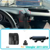 Car Phone Holder For JEEP Wrangler 2011-2018 Gravity Stand Mount Support Horizontal GPS Mobile Bracket Accessories With Base