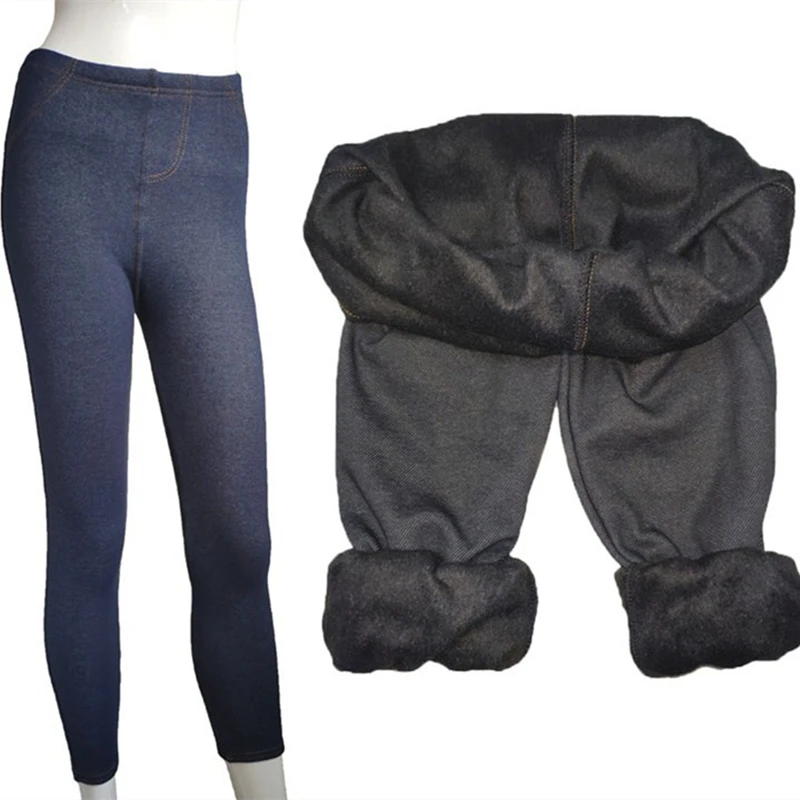 

Женские плюшевые толстые повседневные брюки, флисовые брюки-карандаш, женские вельветовые теплые брюки с высокой талией, зимние леггинсы, брюки без карманов
