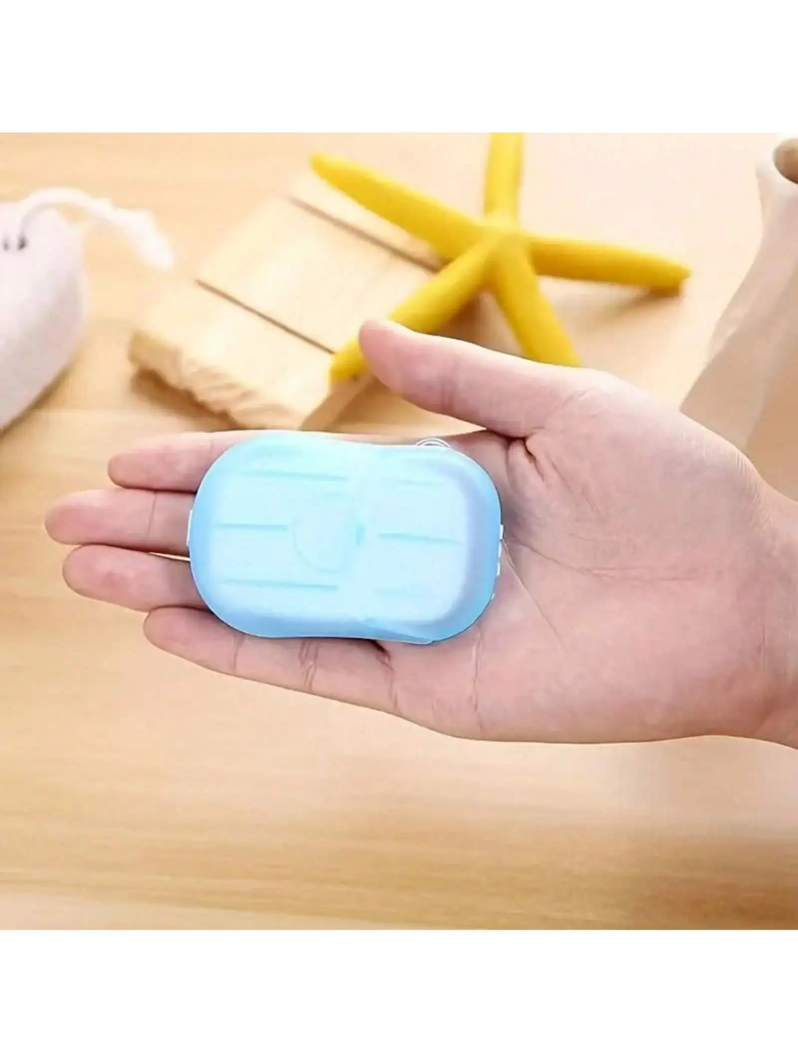 旅行、室内、屋外、キャンプに最適な携帯用香り付き石鹸シート - どこでも爽やかなシャワーを楽しめる使い捨ての泡石鹸