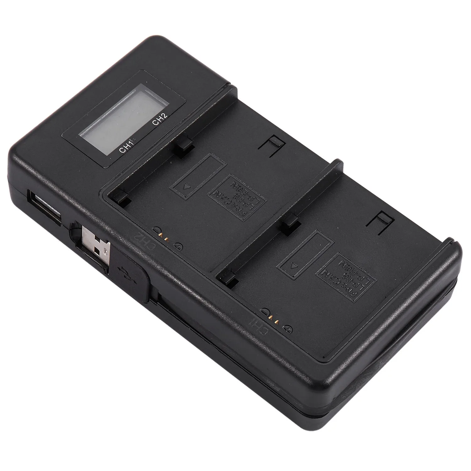 [B24B!】 Lp-E6 Battery Lcd Dual For Canon Eos 5Ds R 5D Mark Ii 5D Mark Iii 6D 7D 80D Eos 5Ds R Camera
