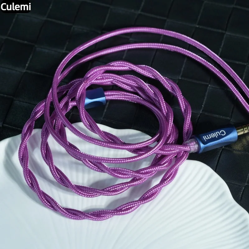 Kabel słuchawkowy Culemi-07 2-żyłowy 2.5/3.5/4.4mm MMCX/QDC/0.78 2Pin 6N OCC Zamiennik Ulepszony Kabel Zbalansowany — zdjęcie produktu 3