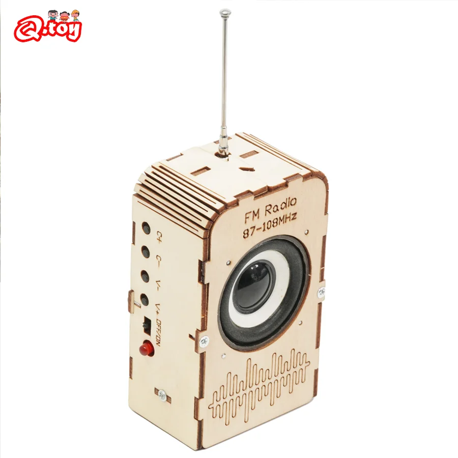 DIY Radio Broadcast Receiver Model Science Toys for Kids Physics Experimental Tool Kit Children Educational Toys School Supply