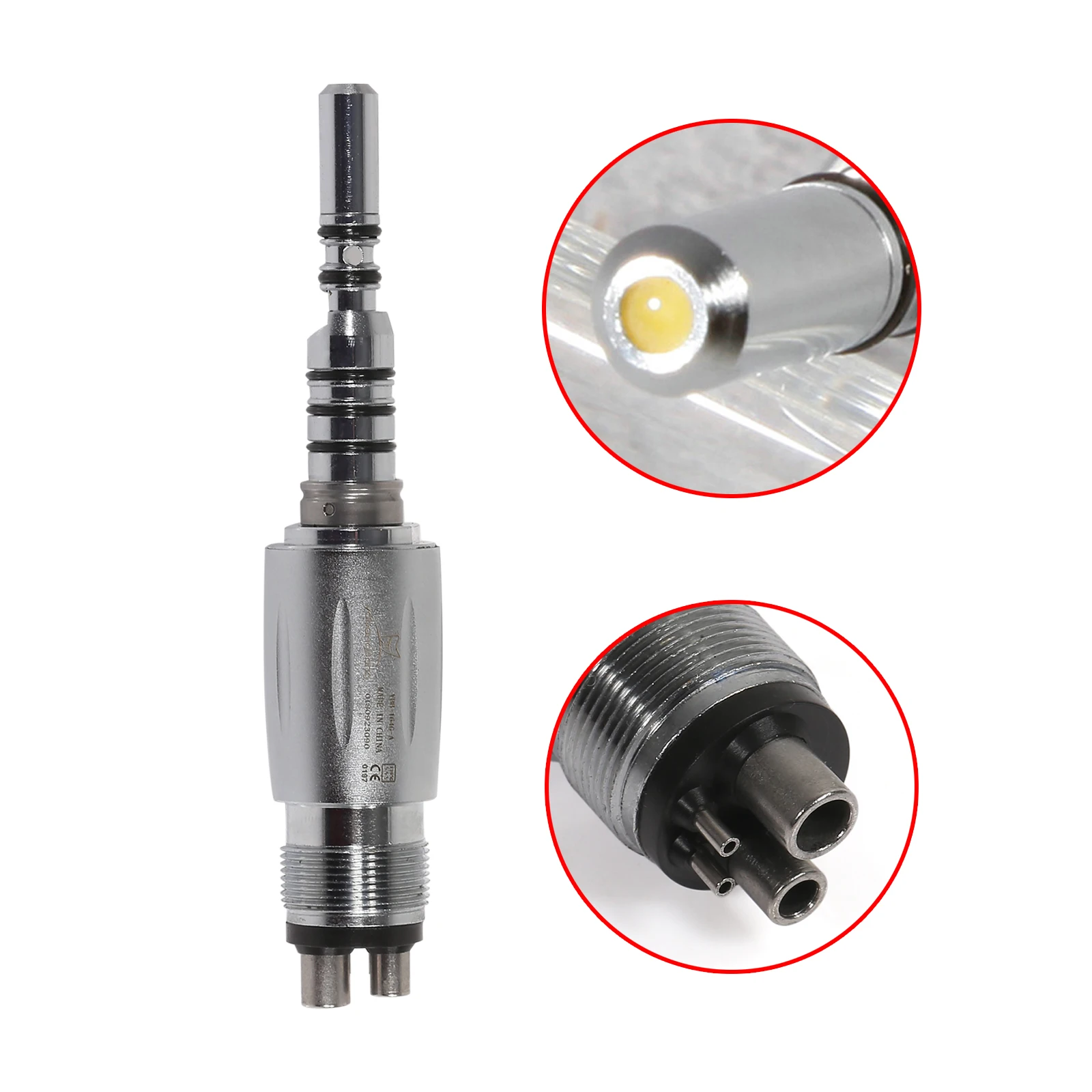 Den tal 4 Hole LED Quick Coupler for KA-VO Fiber Optic Turbine Handpiece YBB-G4