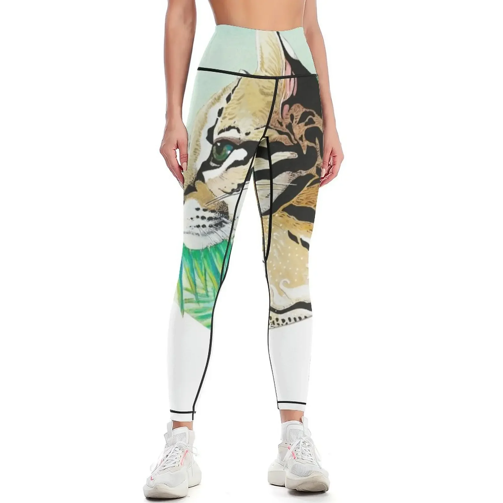 

Choti the ocelot Leggings gym's sportswear sports for push up for fitness sport set Womens Leggings