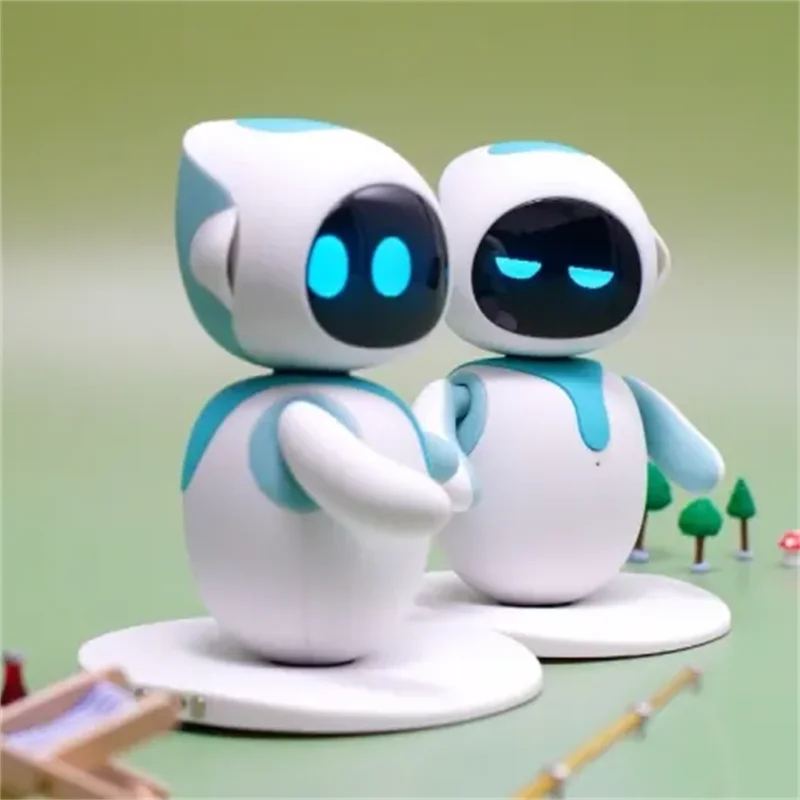 Eilik Robot Children Toys for Kids Smart Machine Electronic Toy Girls and Boys Blue and Pink Combination Set Fun Desktop Pets