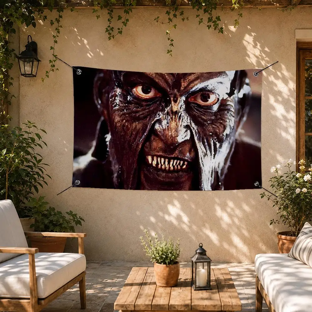 Dark Film Jeepers Creepers Flags Room Bedroom Home Outdoor Wall Hanging Concert Printed Background Decoration Art Banne