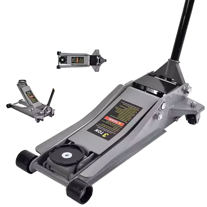 3 Ton Hydraulic Car Jack Quick Lift Low Profile Design for Auto Repair with 5T Loading Capacity Made of Steel