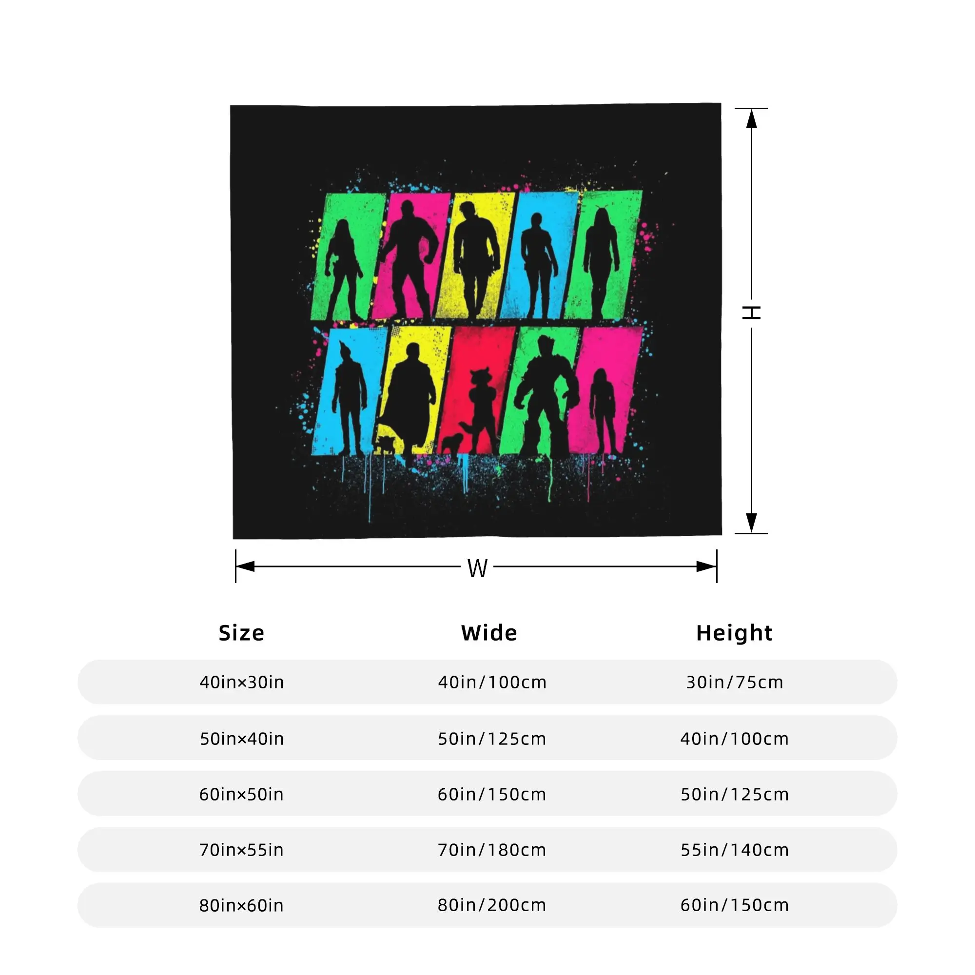 الحارس النفوس حراس المجرة المجلد 3 البطانيات الصوف المنسوجات ديكور رمي بطانية للأريكة في الهواء الطلق أفخم رقيقة لحاف #4