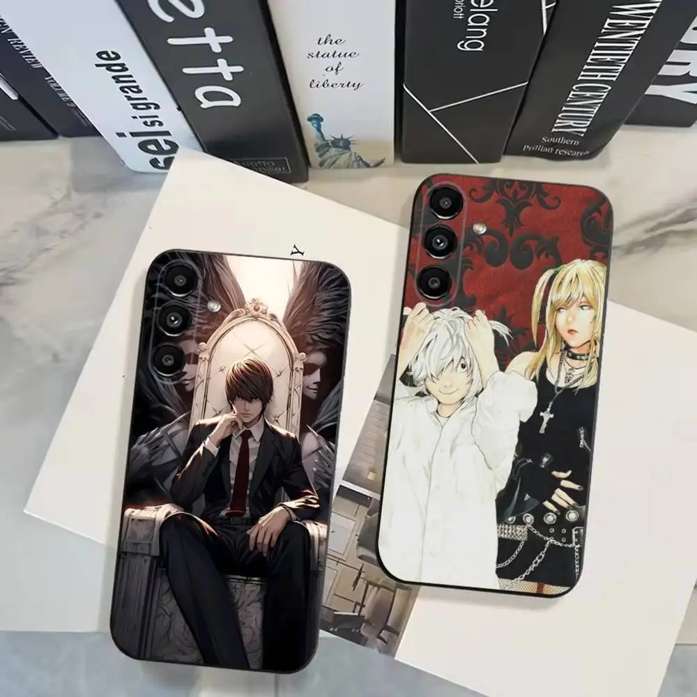 

Misa anime D-Death N-Note Phone Case For Samsung Galaxy A20,A21s,A22,A31,A32,A52,A53,A72,73,A80 Soft Black Cover