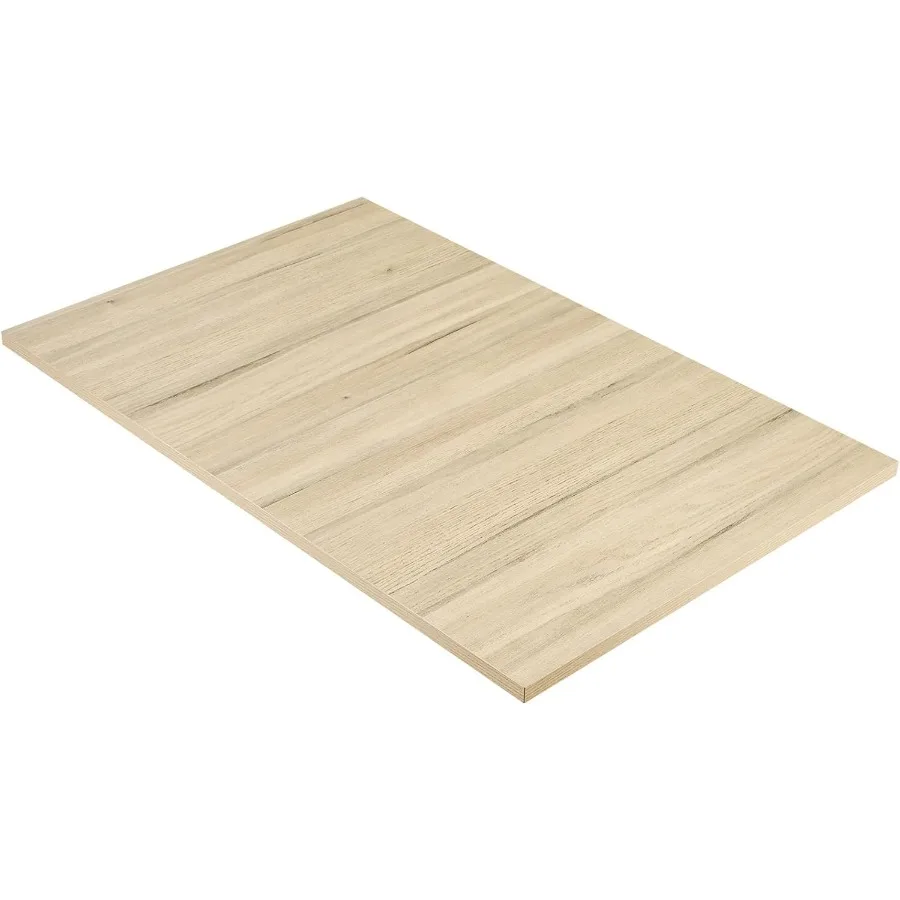 Mesa Universal de melamina de una pieza sólida, escritorio doble, LDesk, bricolaje, hogar y oficina, tono gris roble, 47,25x30