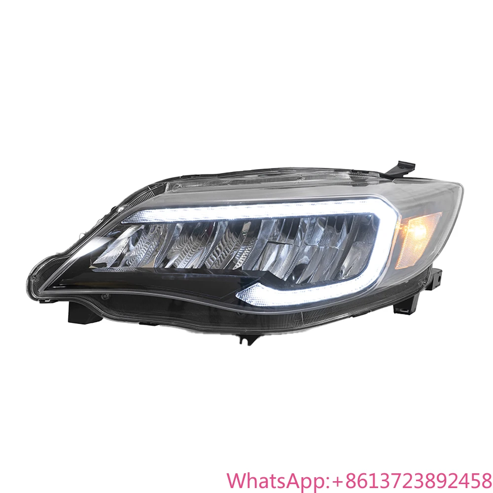 For For Subaru Impreza 2008-2020 Car Lamps Assembly Angel Wing Style LED Auto Headlights 6500K 100W Power Lighting Projector Len