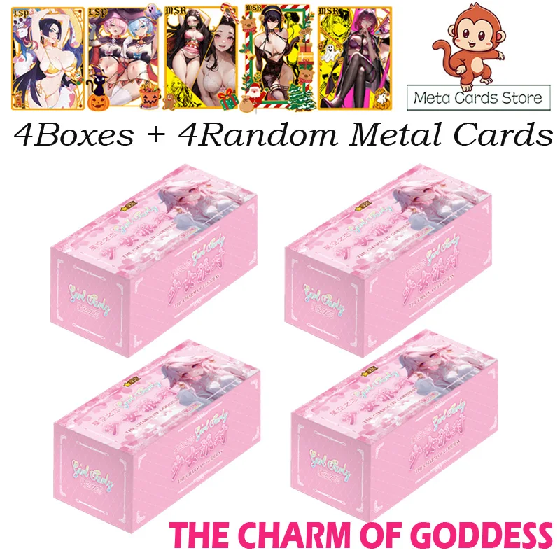 Newest Goddess Story Card Maiden Party 6 THE CHARM OF GODDESS Hobby Collectible Bikini Swimming Suit Card Doujin Booster Box Toy