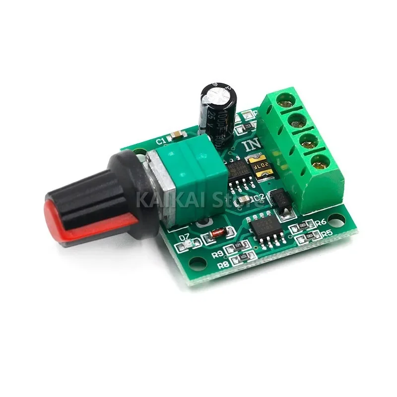 30W 2A DC 1.8V -15V PWM Motor Speed Controller Regulator Low Voltage Fan Speed Control Switch PWM Adjustable Drive 5V 12V