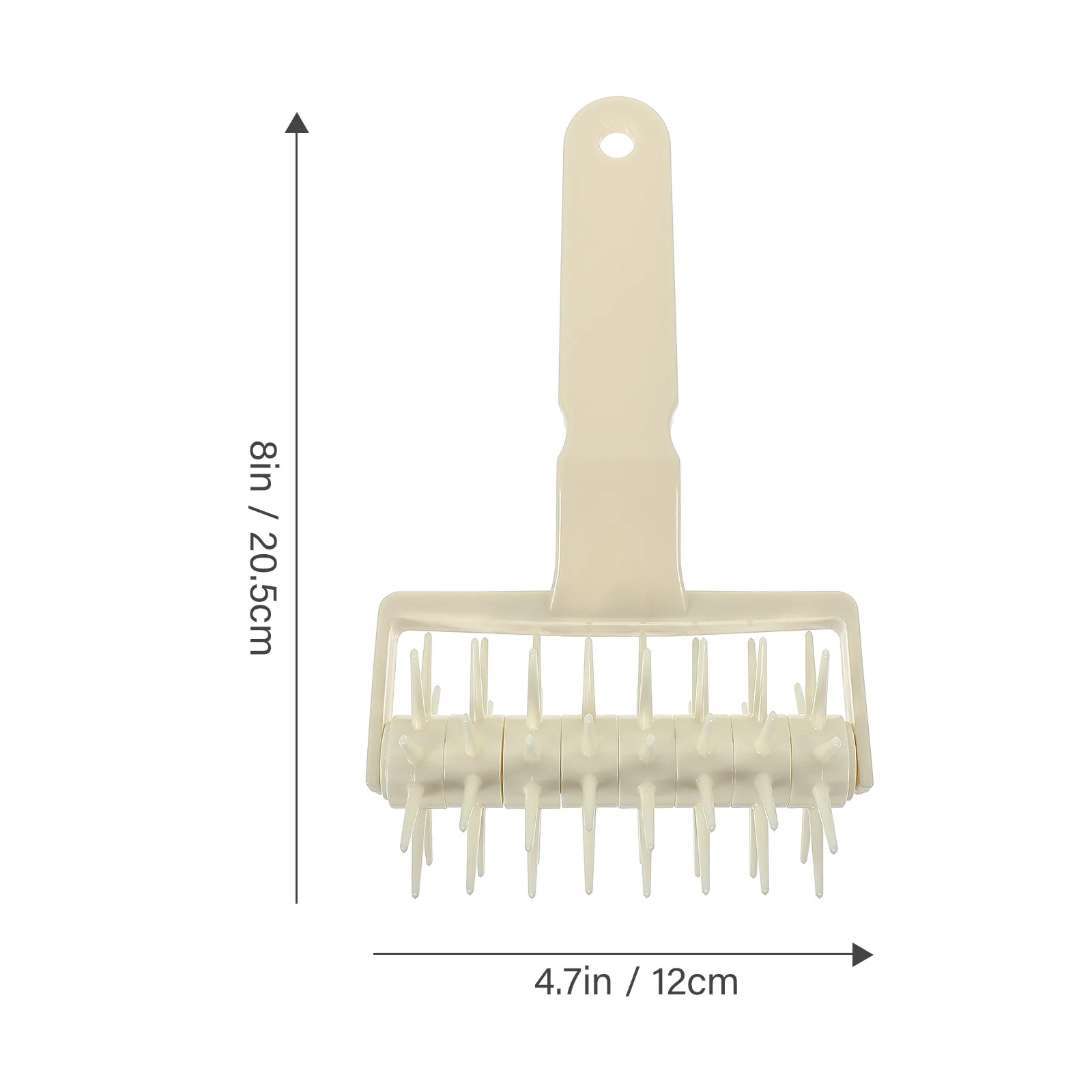 البيتزا دوكر الغذاء الصف أداة فرد العجين الخبز ثقب الناخس مقاومة للحرارة ثقب الأسطوانة دبوس للبيتزا محلية الصنع كوكي #5