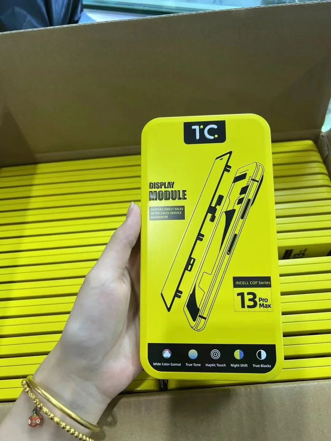New TC Screen FHD Display Incell OLED For iPhone 13 14 15 16 17 Pro max 15 16 Plus 16E LCD Solves Non-genuine Screen Pop-up