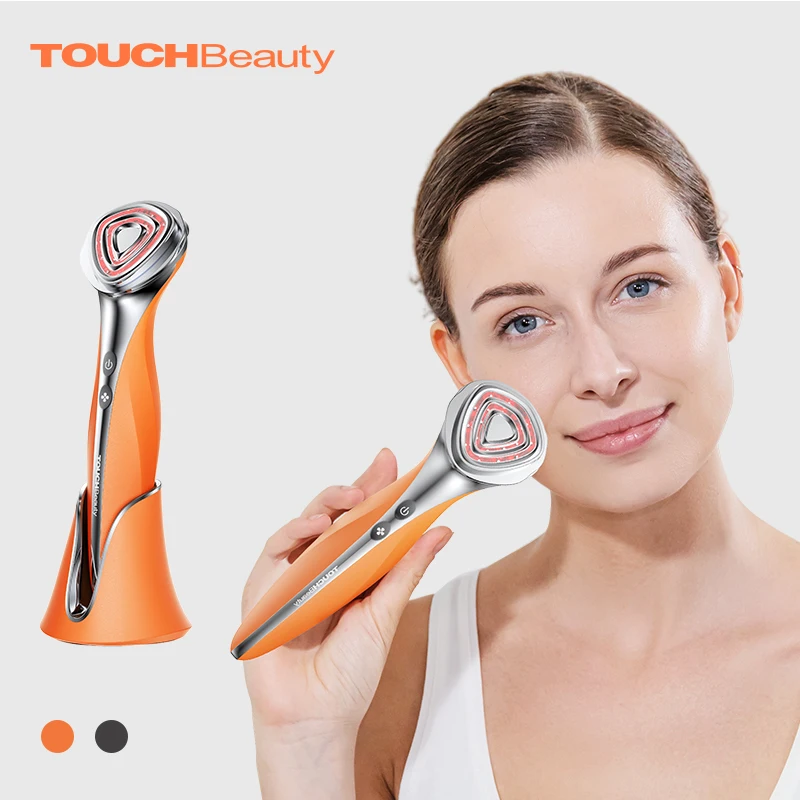 TOUCHBeauty Creative Design Facial Care Home Use Anti-aging Beauty Device Ionic RF EMS Light Therapy Face Lifting TB-2187