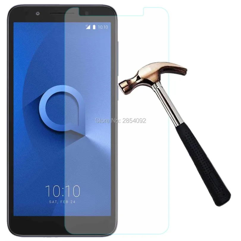 1S 2019 1 S 5024D 5024Y 5024K 5024 D Y 5,5 "Protector de pantalla 9H vidrio templado templado templado para Alcatel 1S 2019 protector de película de teléfono