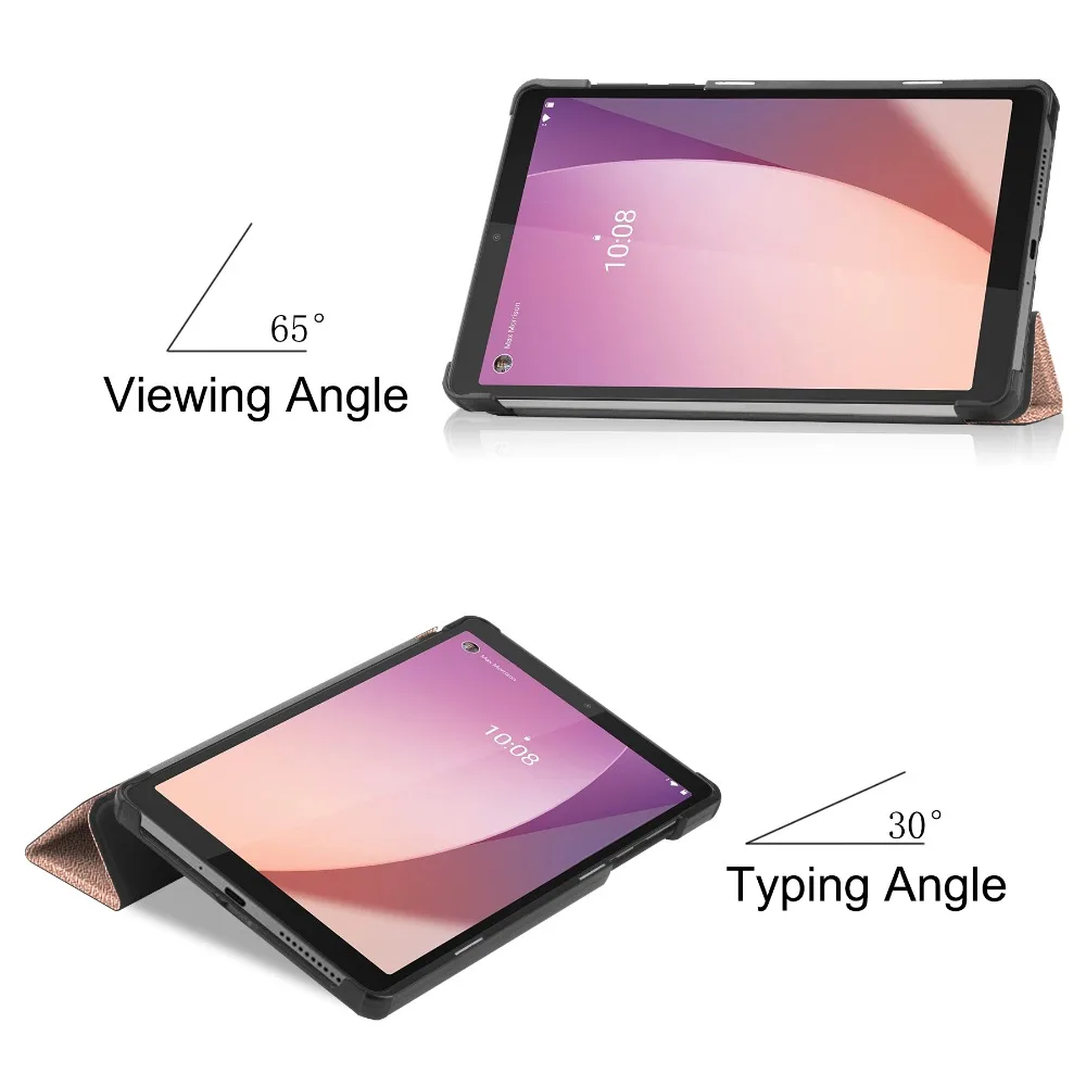 Case For Lenovo Tab M8 4th Gen TB-300XU TB-300FU Case Magnetic Stand Cover For Funda Lenovo Tab M8 Gen 4 Gen4 2024 Tablet Case