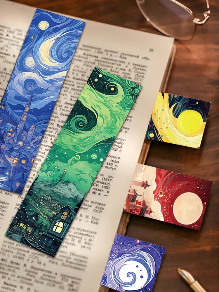 

30pcs/set Dreams Series Bookmark Reading Book Mark Vintage Scenery Book Page Marker Stationery Supplies Children Gifts