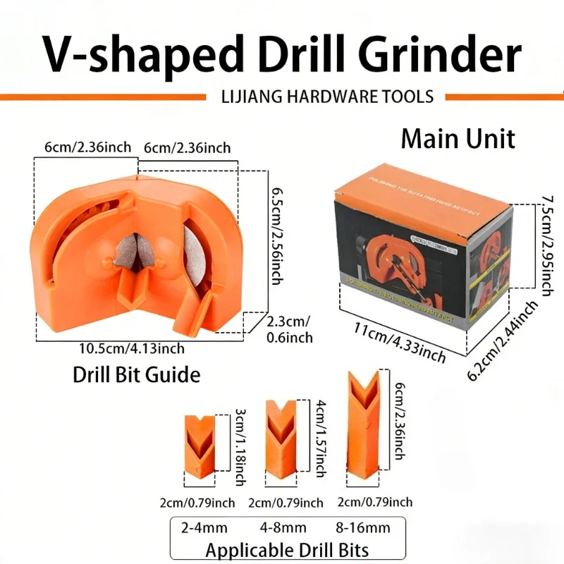 

1 Set Multi-Function Portable Grinding Adapter for Impact Drill Twist Drill Bit Sharpener Drill Converter