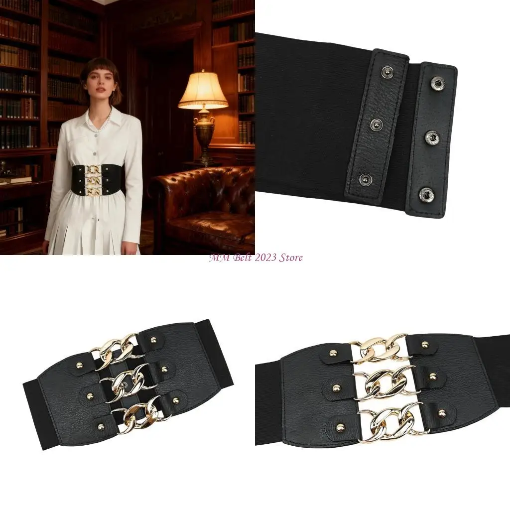 49me-easy-wear-elastic-waistband-pu-leather-waist-cincher-wide-girdle-for-office-lady