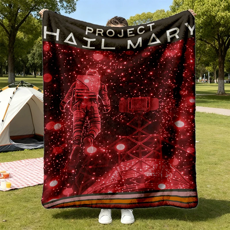 Project Hail Mary  Flannel Blanket, Rocky And Grace Besties Flannel Throw, Sci-Fi Book Lover Gift