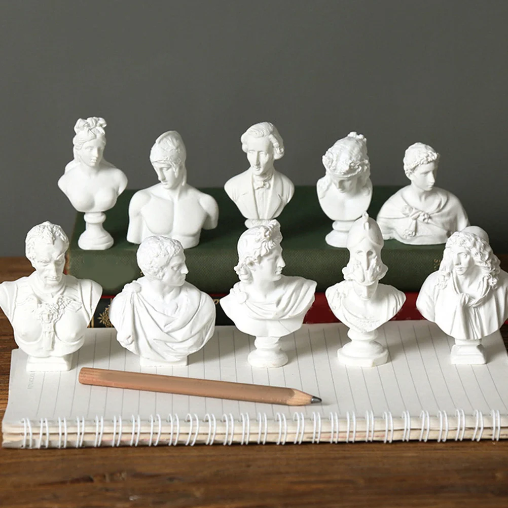 

6Pcs Goddess Sculpture Mini Decorative Statues Premium Resin Craft for Home Office Desktop Holiday Gift Housewarming