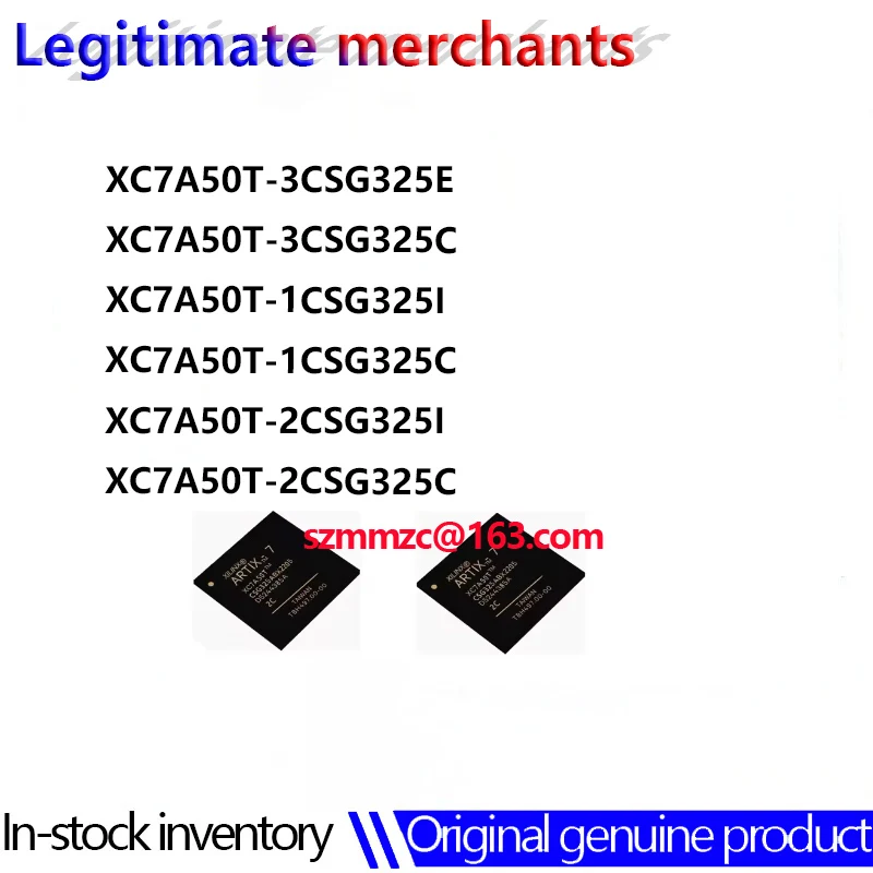1 шт. XC7A50T-3CSG325E XC7A50T-3CSG325C XC7A50T-1CSG325I XC7A50T-1CSG325C XC7A50T-2CSG325I XC7A50T-2CSG325C