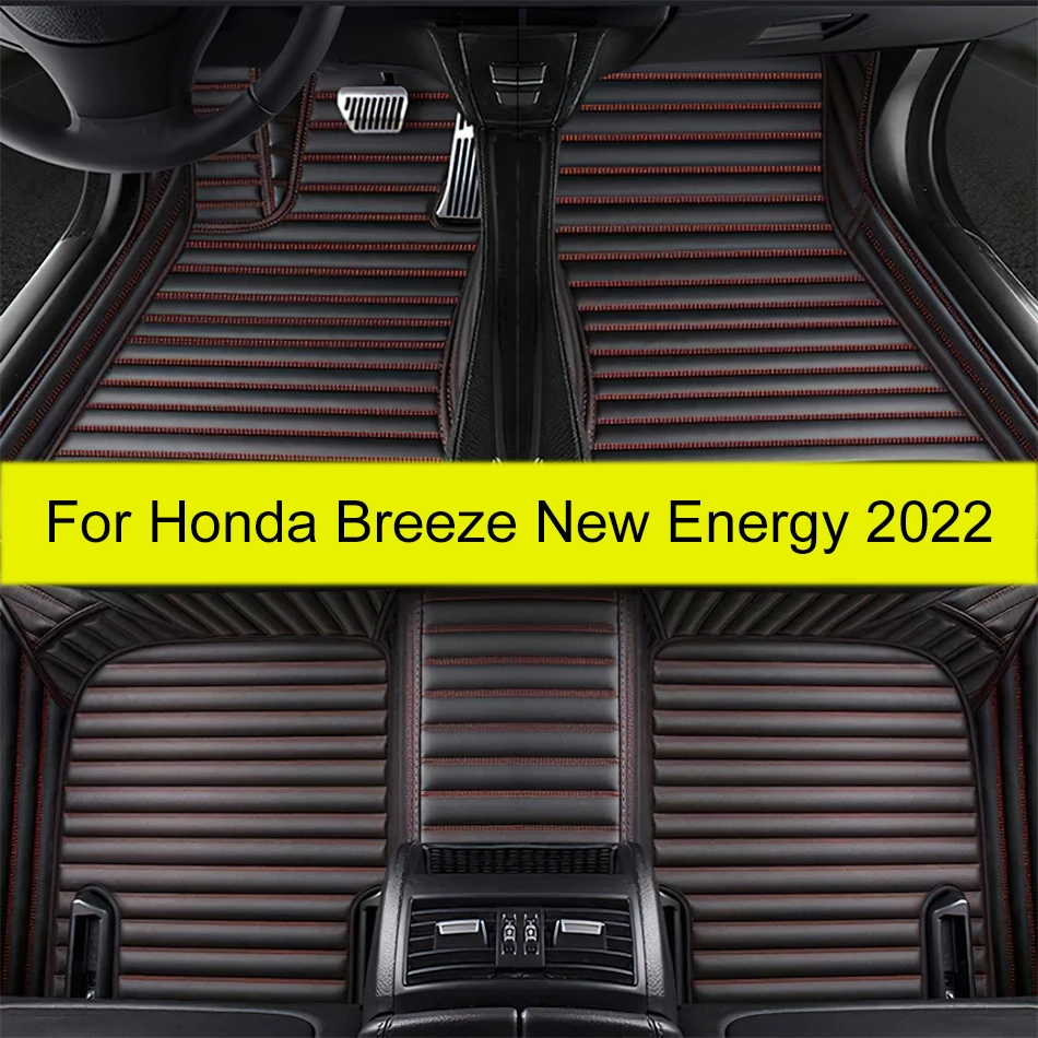 Custom Car Floor Mats para Honda Breeze, Auto Foot Pads, Tampa Do Tapete Do Automóvel, Acessórios Interiores, Nova Energia, 2022