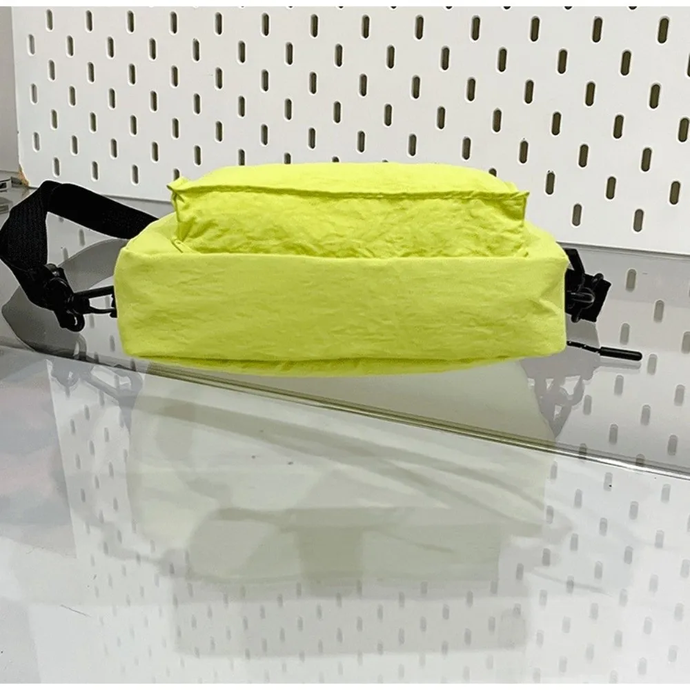 حقيبة هاتف كروس عصرية متعددة الاستخدامات على الطراز الياباني حقيبة كتف صغيرة الحجم خفيفة الوزن مقاومة للماء من النايلون للجنسين