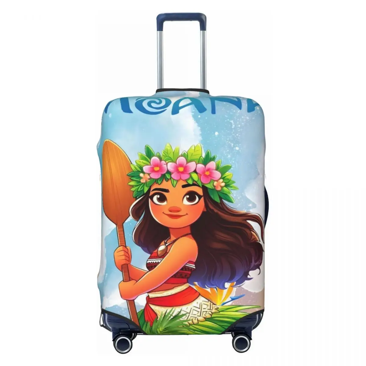 

Чехол для багажа Moana Beautiful Princess на заказ, модный защитный чехол для чемодана с рисунком аниме, костюм для 18-32 дюймов