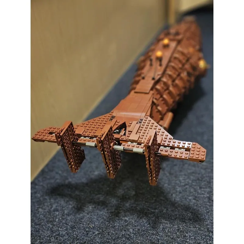 

MOC-217071 Классический новый космический линкор, строительный блок, модель 3825, детали, детский строительный блок на день рождения для мальчиков, игрушка в подарок